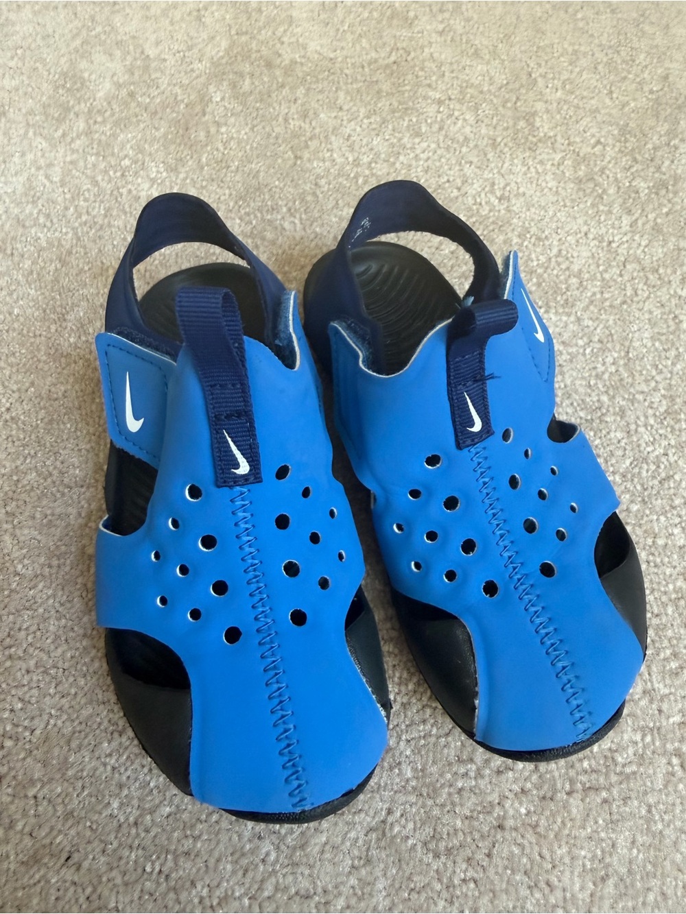 Nike Kids Blue Sunray Protect Sandals
